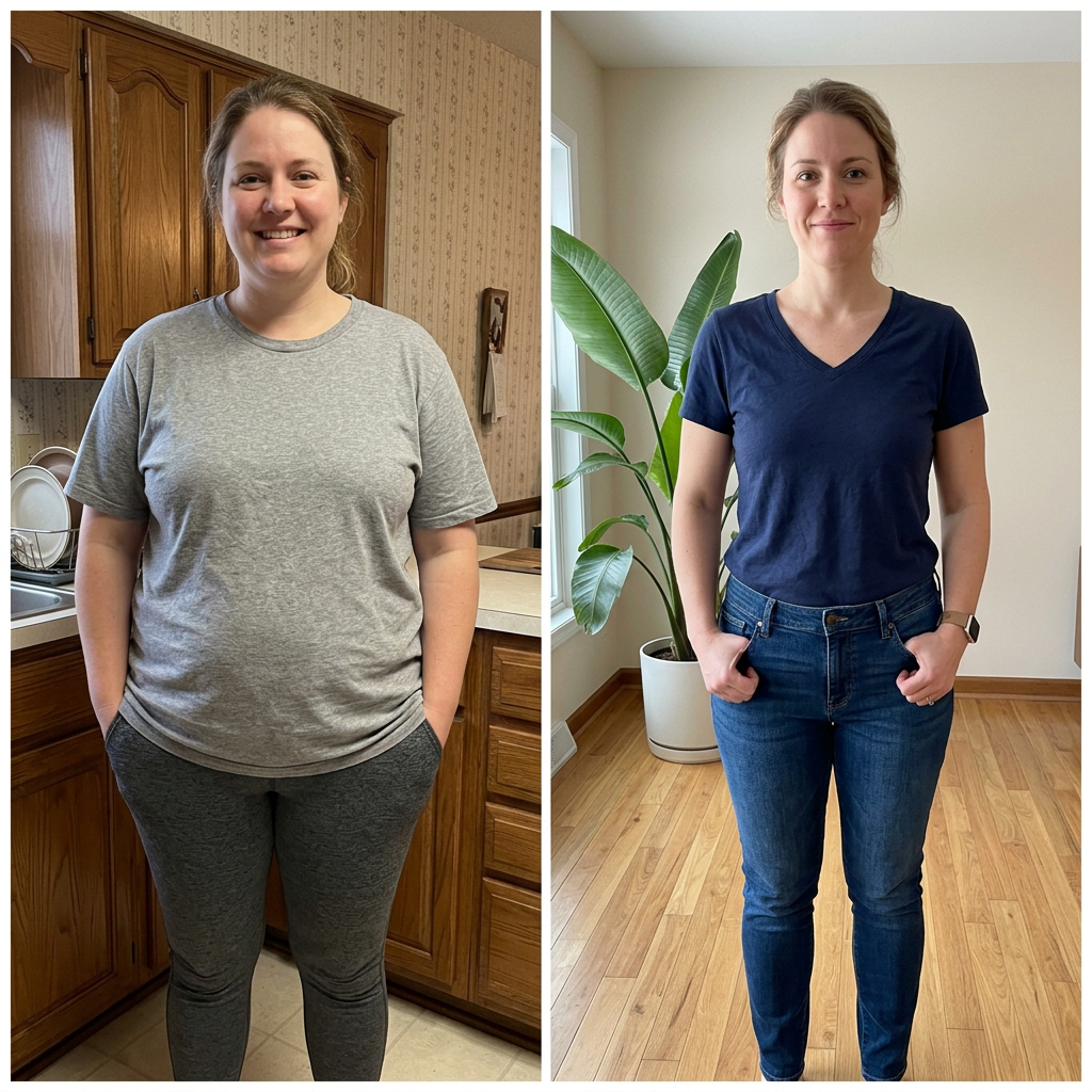 Before and after results